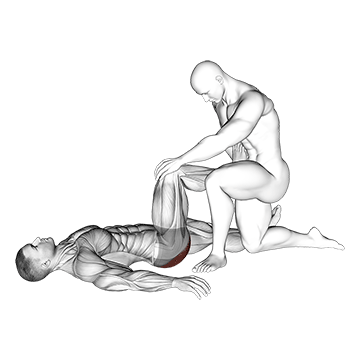 Assisted Lying Gluteus Maximus Stretch