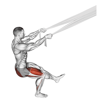 Assisted Pistol Squat with Bed Sheet