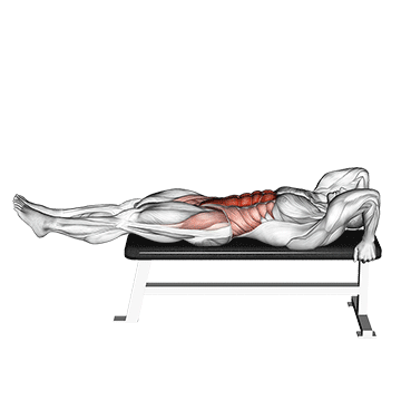 Lying leg-hip raise